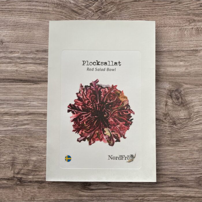 Plocksallat - Red salad Bowl